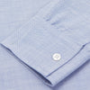View 3 of product Mid-Blue Chambray Weekend Fit Shirt with Dorset Collar and 1-Button Cuffs