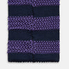 View 4 of product KNITTED STRIPE PURPLE TIE