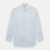 View 1 of product Blue and White Thin Stripe Shirt with T&A Collar and Double Cuffs