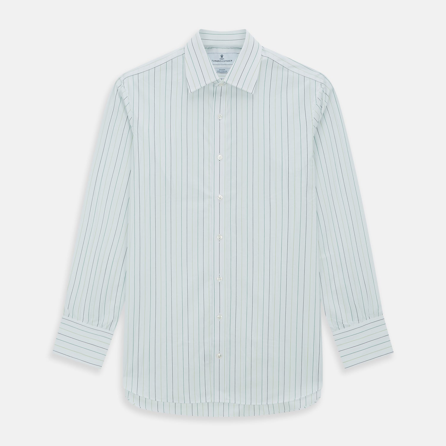 View 1 of product Green Wide Pinstripe Mayfair Shirt