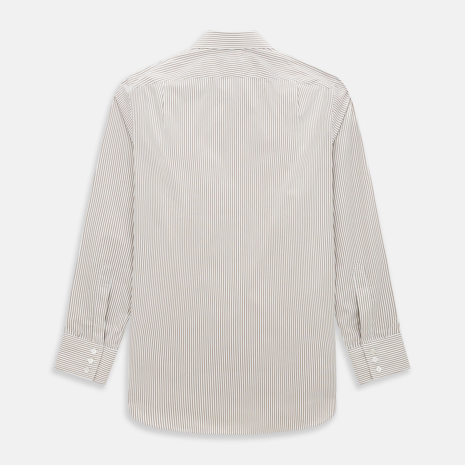 View 3 of product Coffee Shadow Stripe Mayfair Shirt