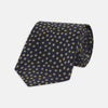 View 1 of product Navy and Gold Paint Spot Silk Tie