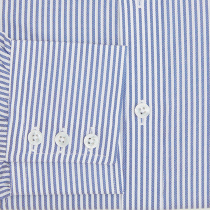 Navy Bengal Stripe Mayfair Shirt Image 3