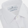 View 2 of product White Superfine Oxford Cotton Shirt with T&A Collar and 3-Button Cuffs
