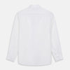 View 3 of product White Pleated Cotton Dress Shirt with T&A Collar and Double Cuffs