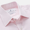 View 4 of product White and Pink Wide Stripe Mayfair Shirt