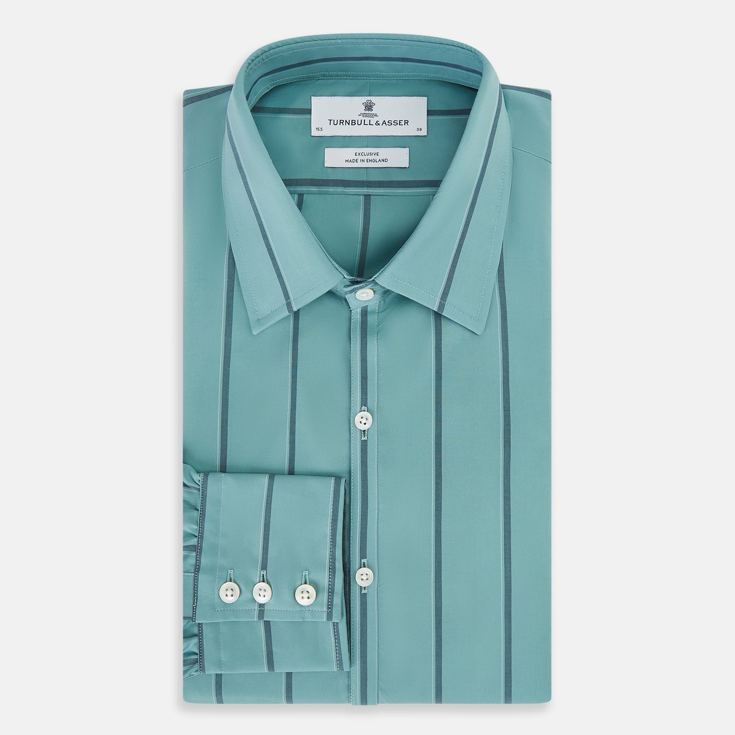 View 5 of product Sage Track Stripe Westminster Shirt
