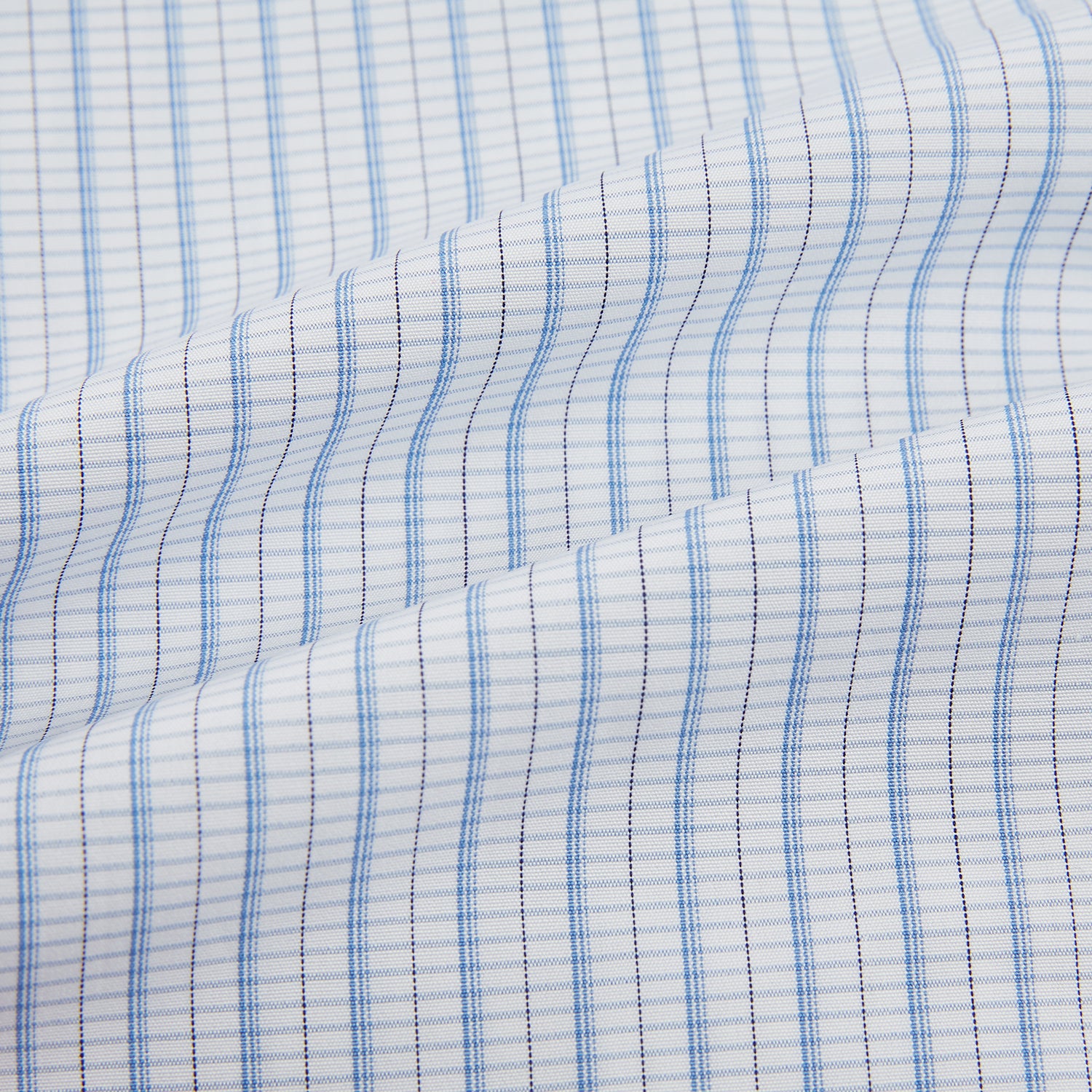 View 6 of product Blue Graph Check Mayfair Shirt