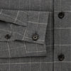 View 4 of product Charcoal Melange Check Hampstead overshirt