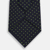 View 3 of product Green and Navy Micro Dot Silk Tie