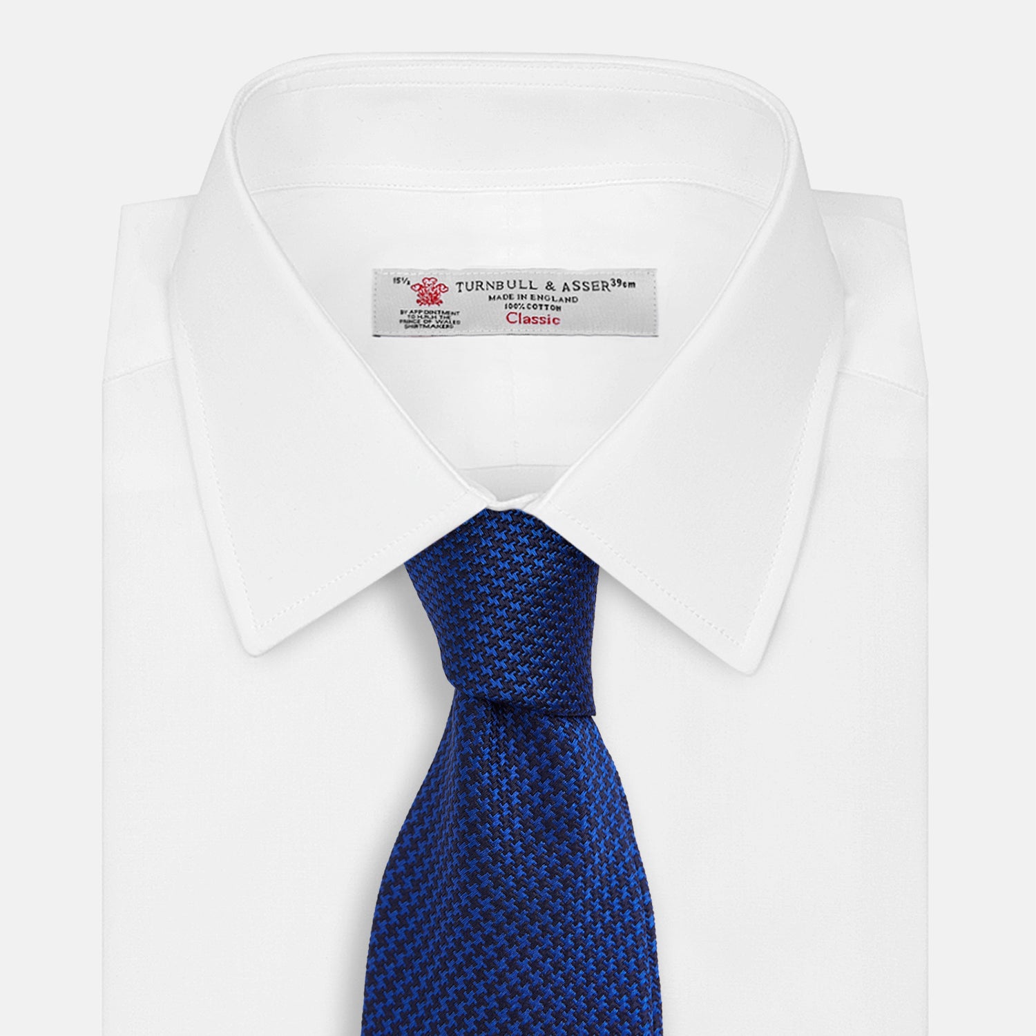 View 2 of product HOUNDSTOOTH NAVY CRUISE TIE