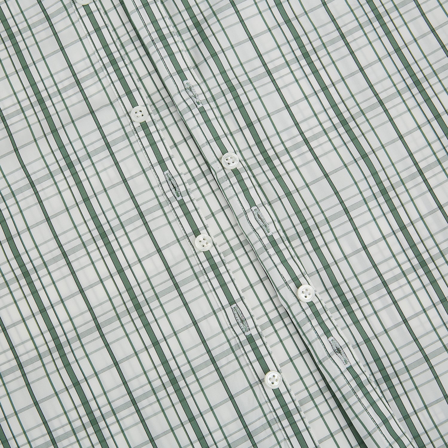 View 7 of product Sage Green Plaid Check Westminster Shirt