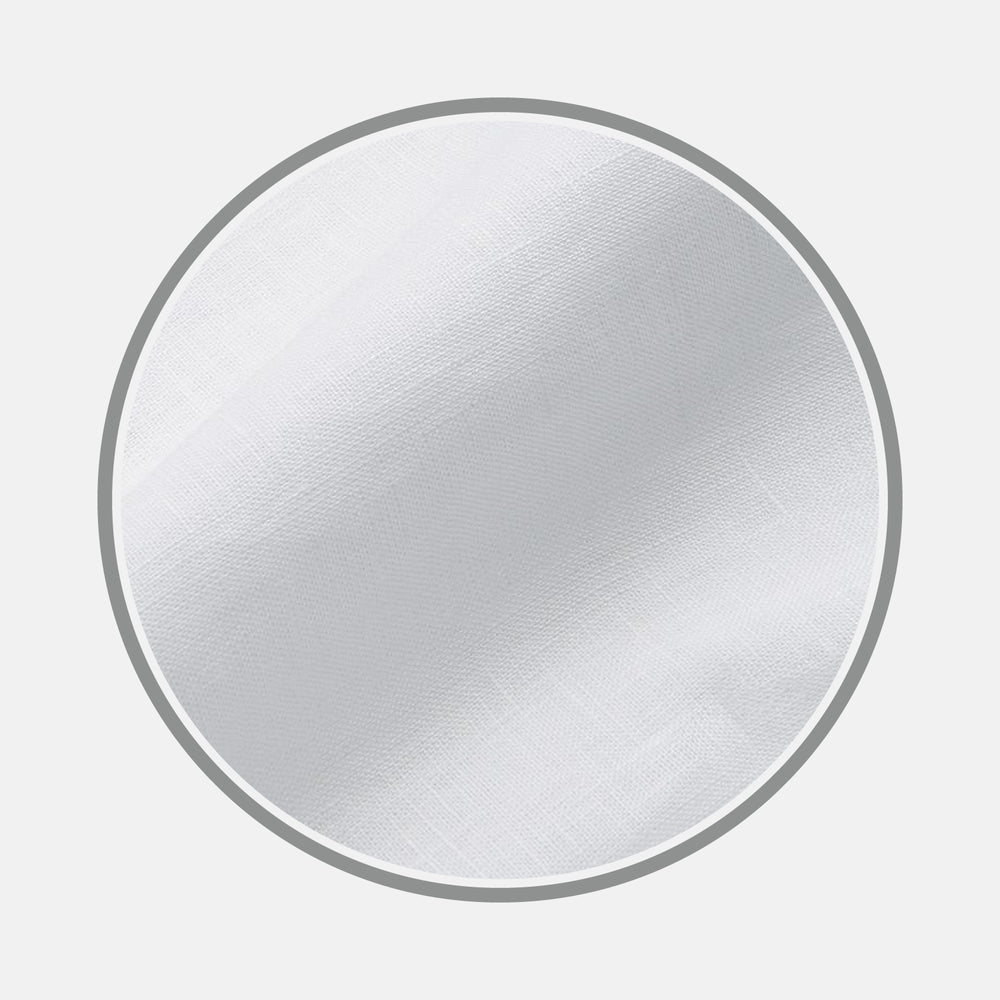 Plain White Linen Fabric