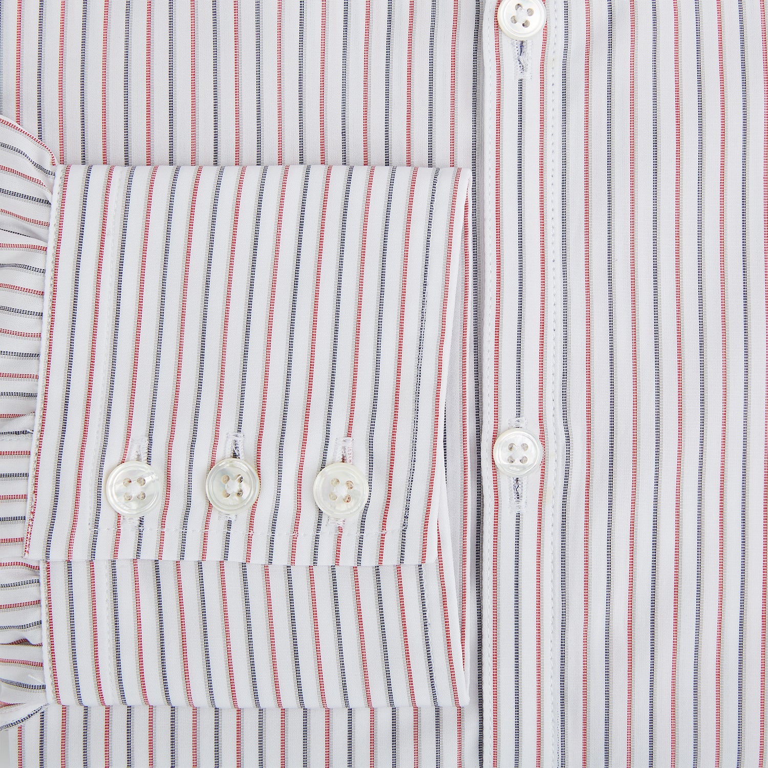 View 4 of product Red and Blue Double Stripe Westminster Shirt