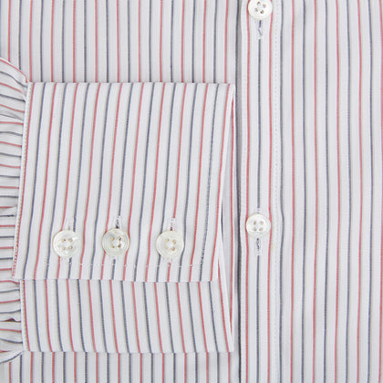 Red and Blue Double Stripe Westminster Shirt Image 3