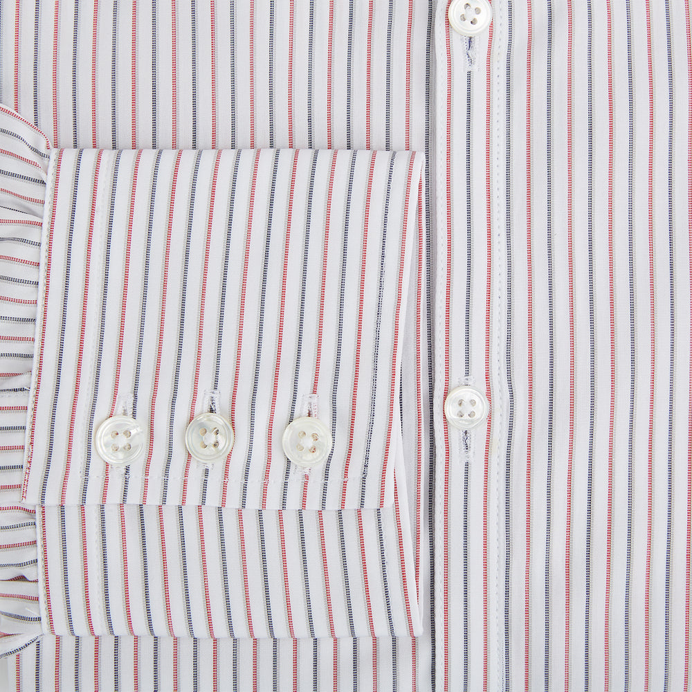 Red and Blue Double Stripe Westminster Shirt