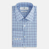 View 5 of product Blue and Navy Windowpane Mayfair Shirt