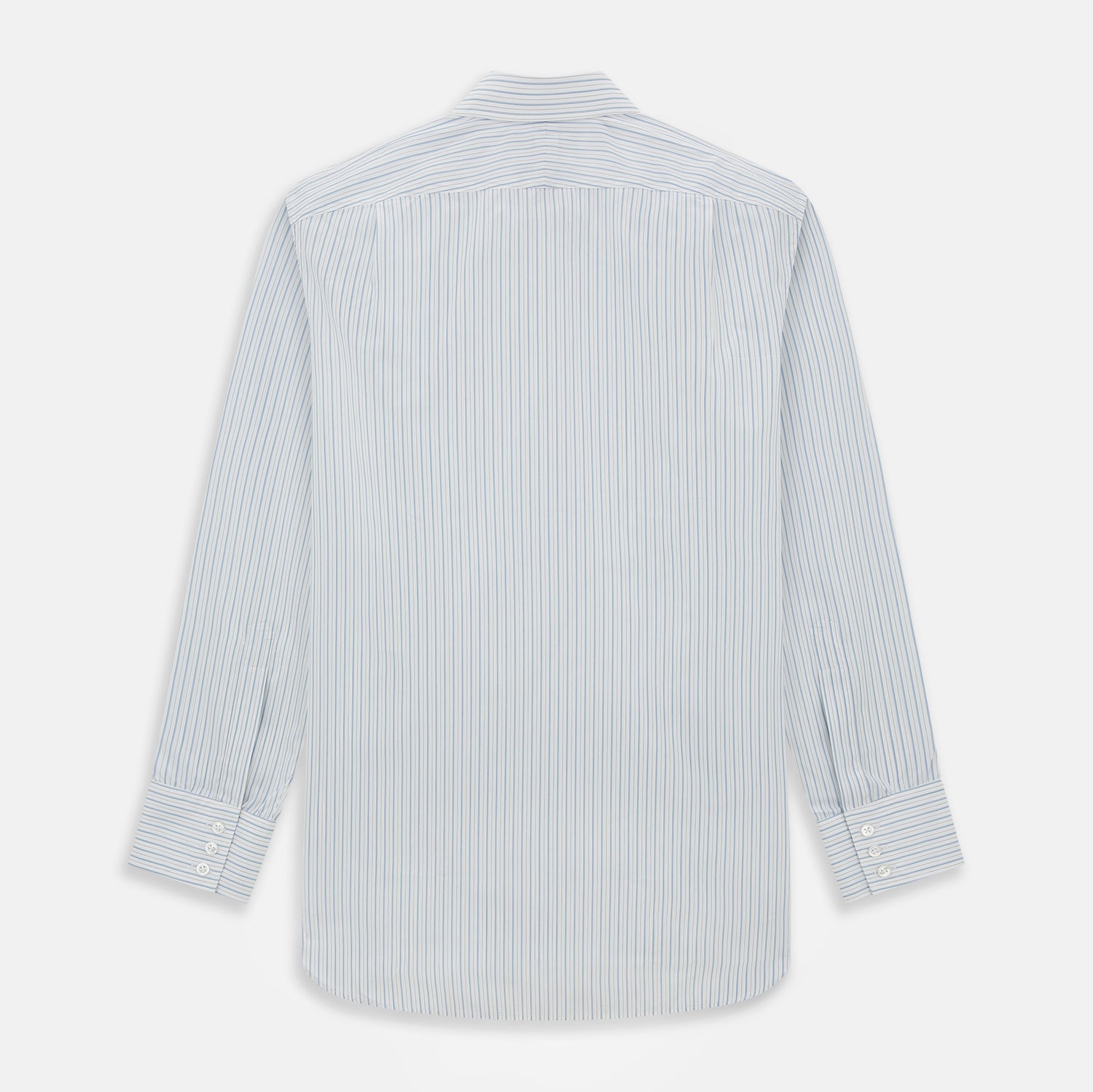 View 3 of product Sky Blue Combination Stripe Mayfair Shirt