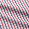 Navy and Red Check Cotton Regular Fit Mayfair Shirt