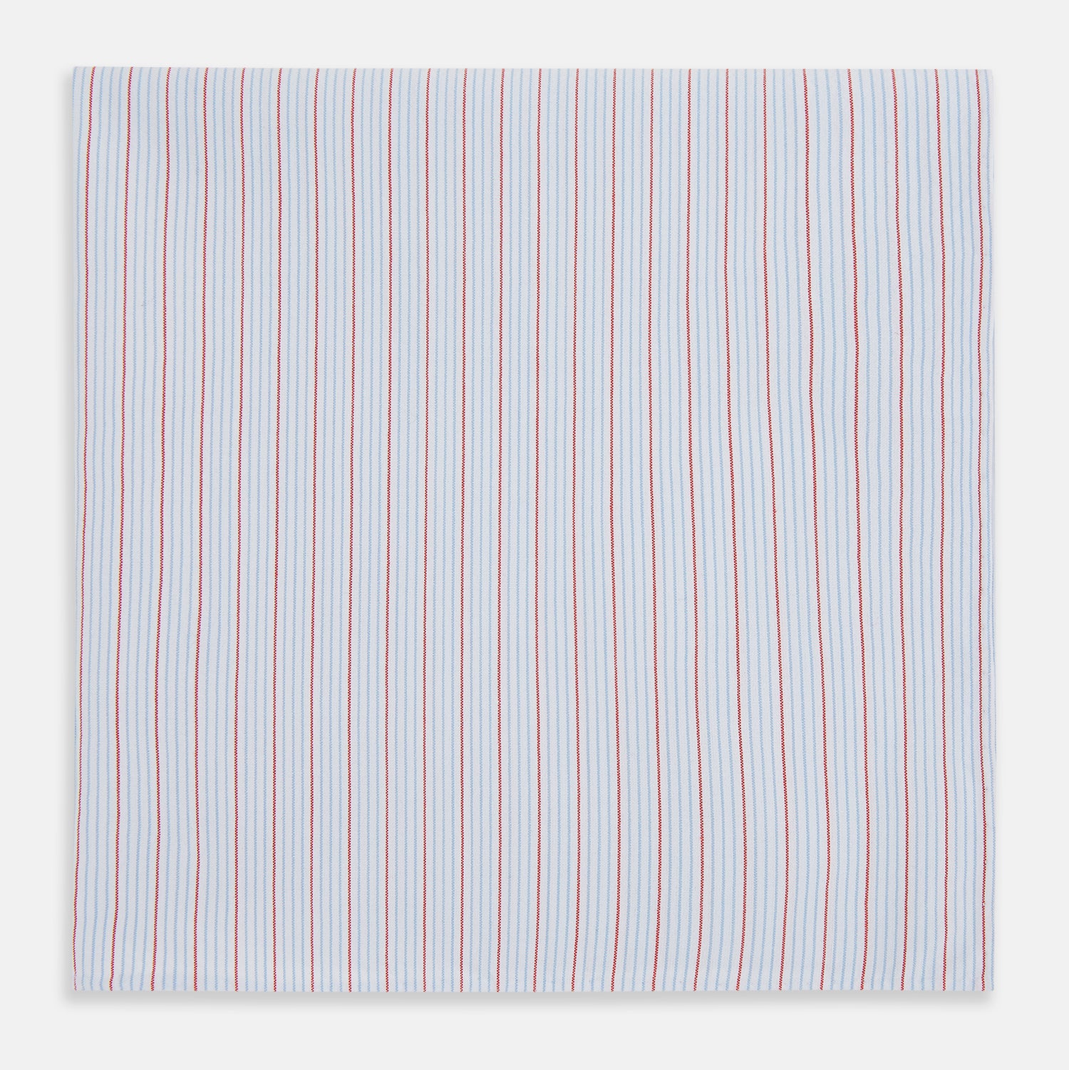 View 1 of product Hand Rolled Red Multi Pinstripe Handkerchief