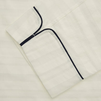 Cream Pattern Cotton Blend Quin Pyjama Set Image 2