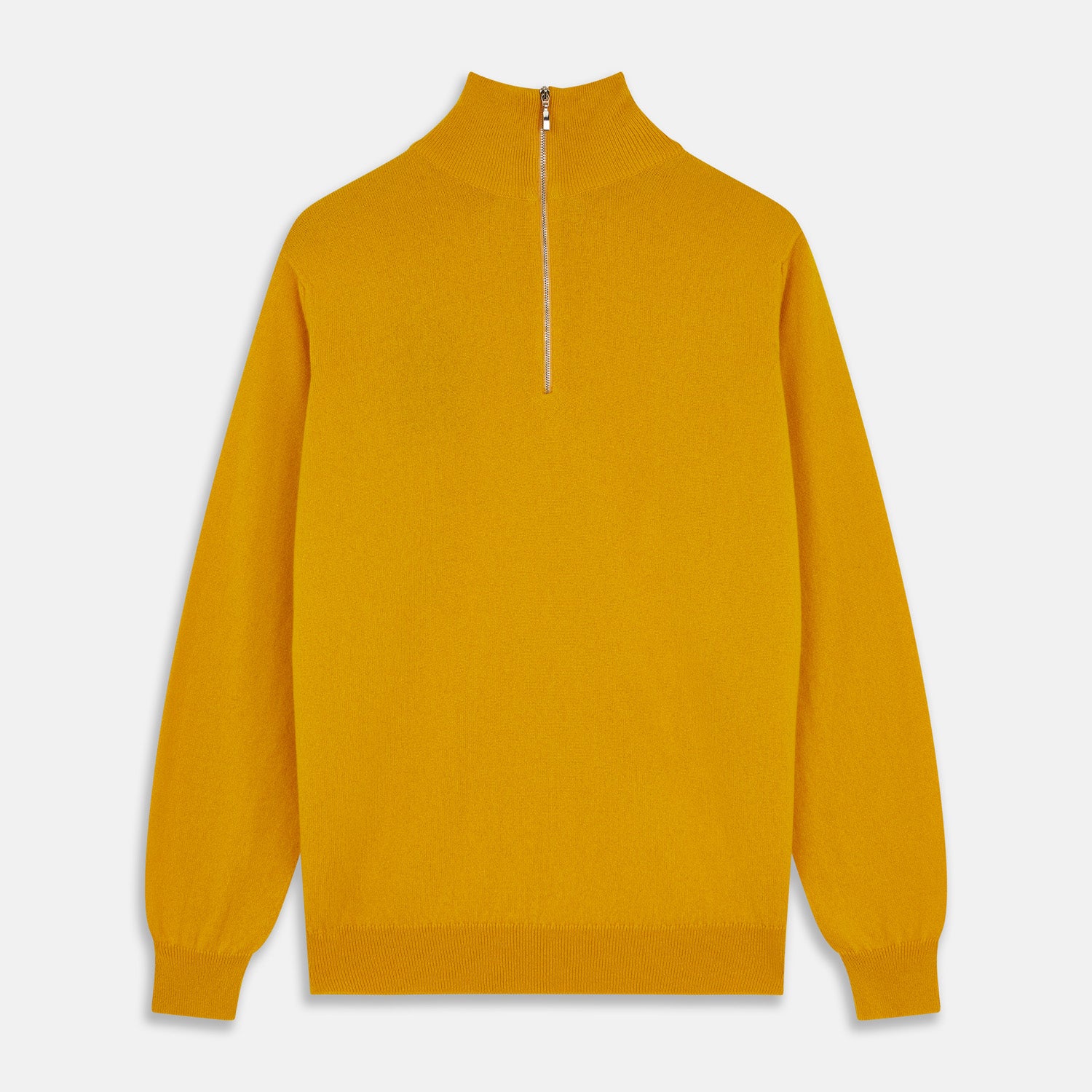 View 1 of product Gold Lennox Cashmere Half-Zip Jumper