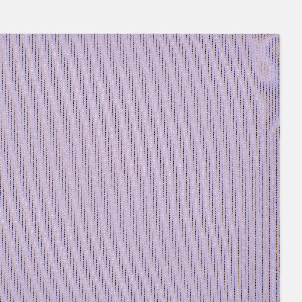 Lilac Pinstripe Hand-Rolled Handkerchief