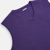 View 2 of product Purple Cashmere V-Neck Vest