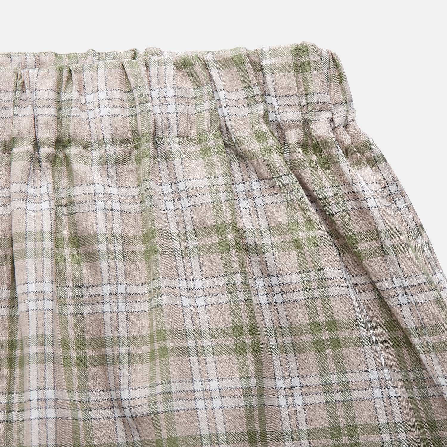 Green Multi Check Cotton Hastings Pyjama Trousers