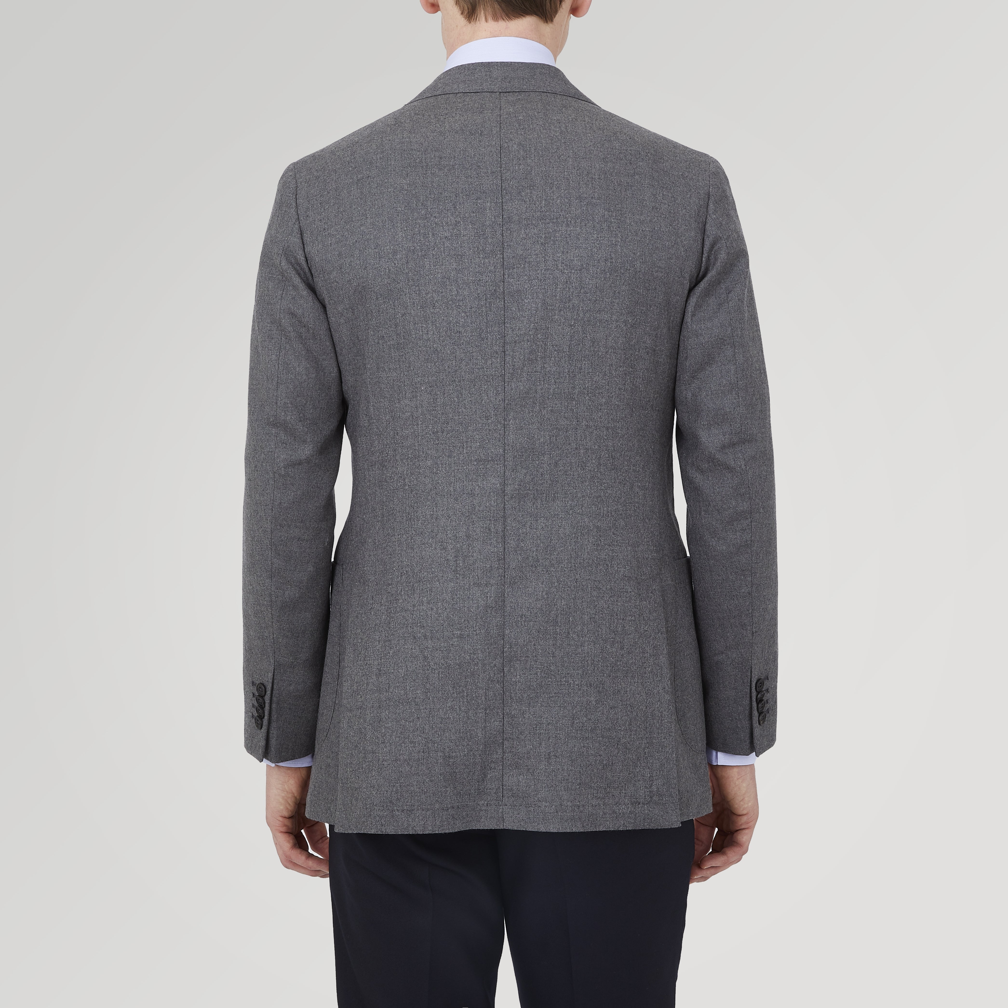 View 3 of product Grey Merino Wool Jacket