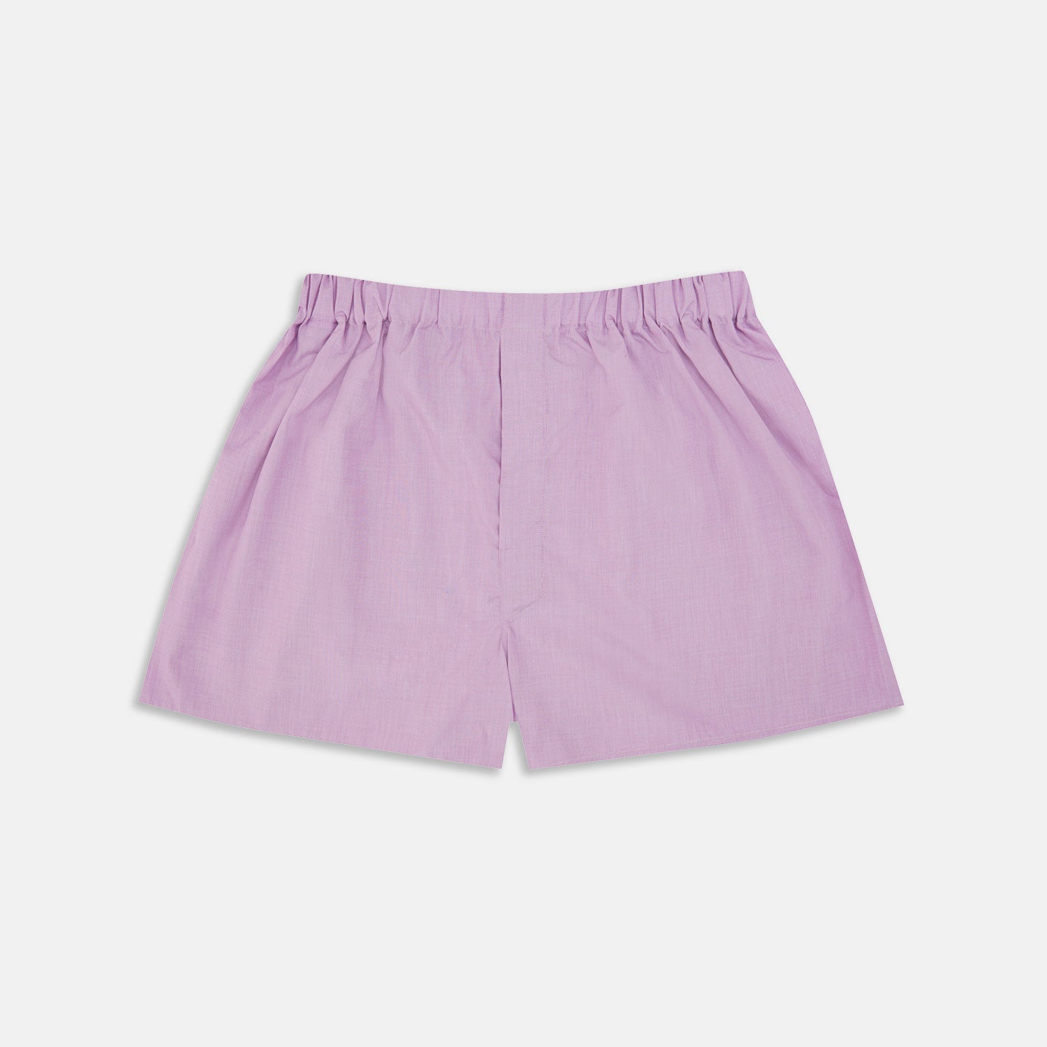 View 1 of product Lilac End-On-End Cotton Boxer Shorts