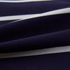 View 4 of product Silver Stripe and Navy Silk Cravat