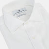 View 2 of product Tailored Fit White Marcella Front Shirt with Kent Collar and Double Cuffs