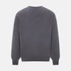 View 3 of product Grey V-Neck Cashmere Jumper