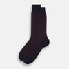 View 2 of product Navy/Red Motif Mid-Length Socks
