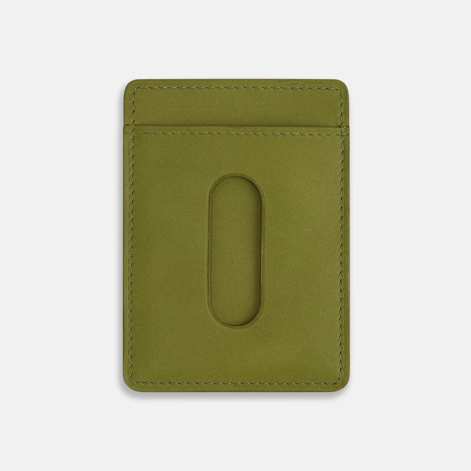 View 2 of product Moss Green Two-slot Card Case