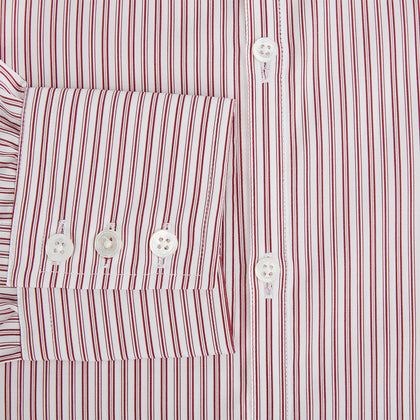 Red Ticking Stripe Westminster Shirt Image 3