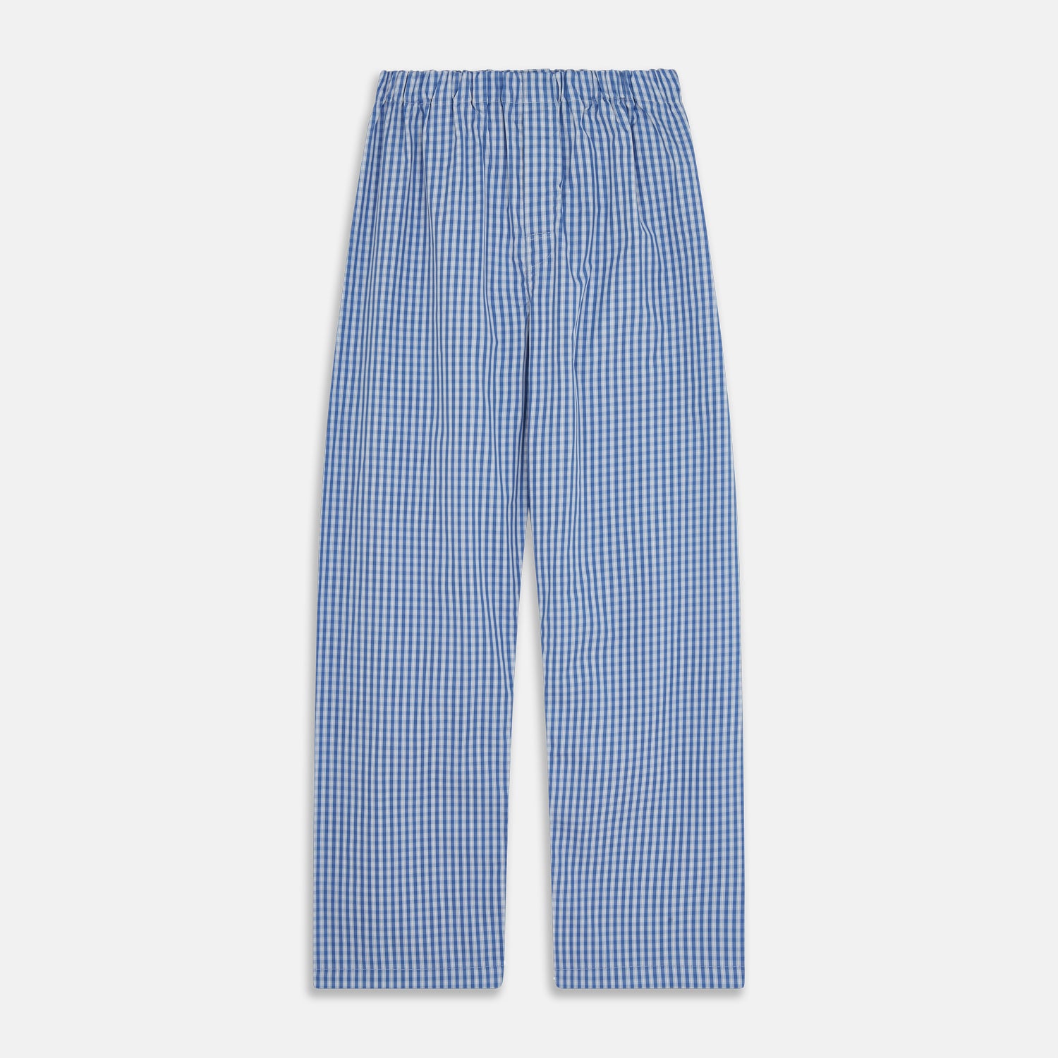 View 1 of product Navy Check Cotton Hastings Pyjama Trousers