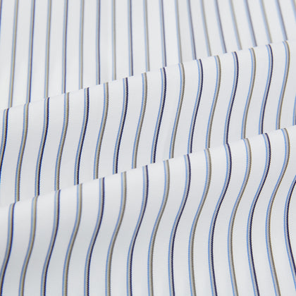 Brown Multi Stripe Quarzo Nightshirt Image 4