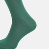 View 4 of product Forest Green/Navy Dot Mid-Length Socks