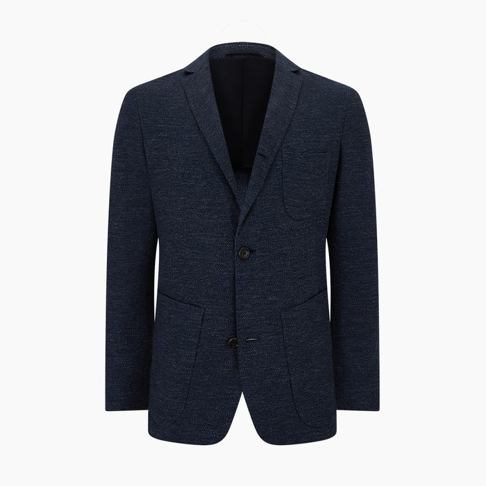 Navy Linen Blend Cambridge blazer Image 5
