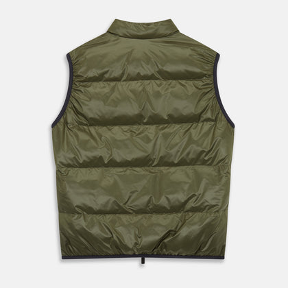 Green Peyton Sealup Quilted Gilet Image 6