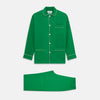 View 1 of product Green Silk Hyde Pyjamas Set