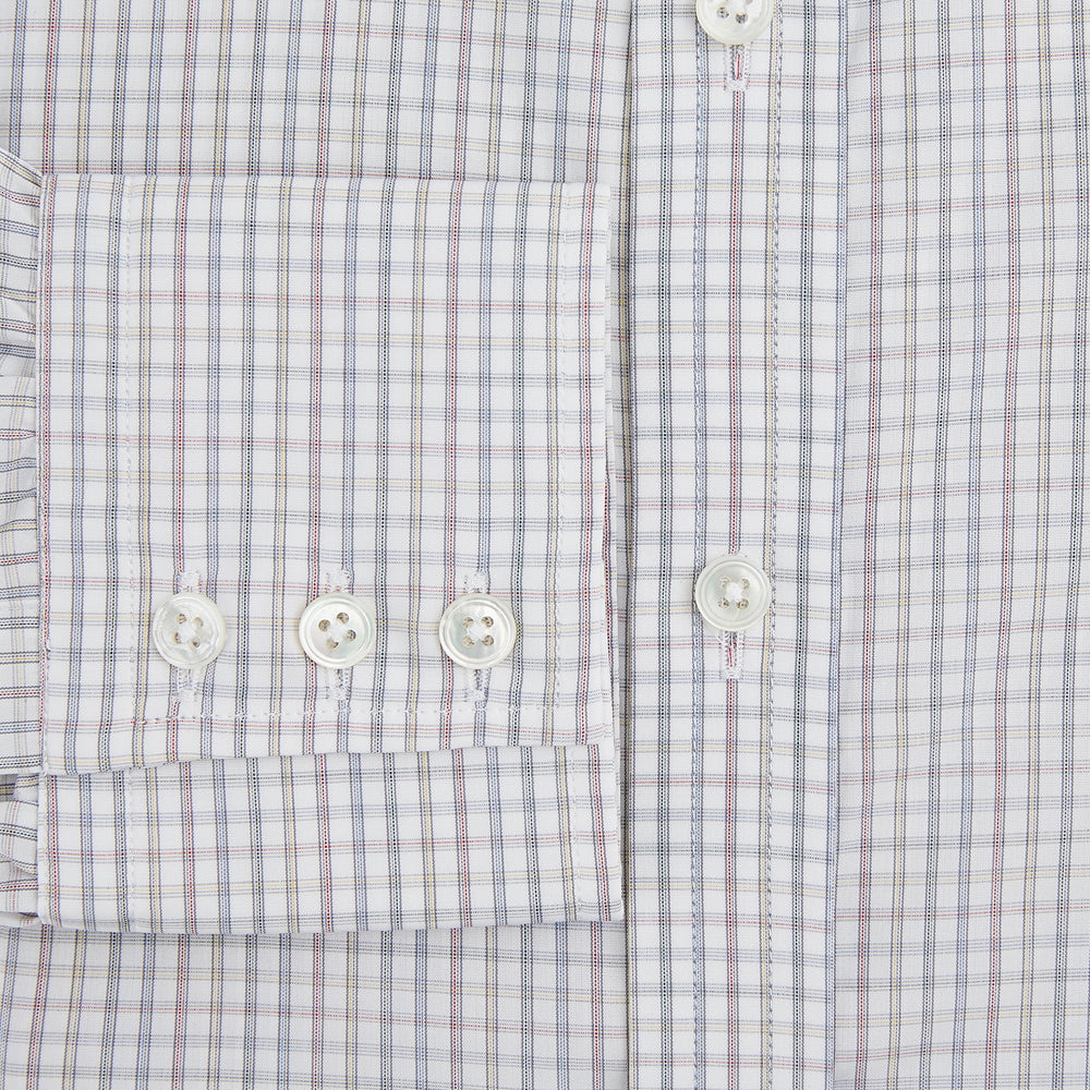 Sky Blue Multi Graph Check Shirt