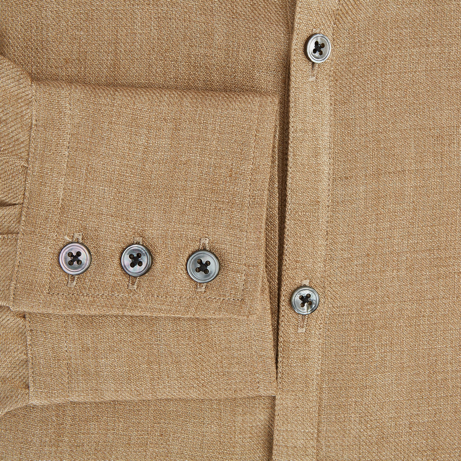 View 4 of product Camel Linen Windsor Shirt