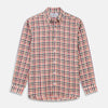View 2 of product Red and Green Check Linen Blend Fabric