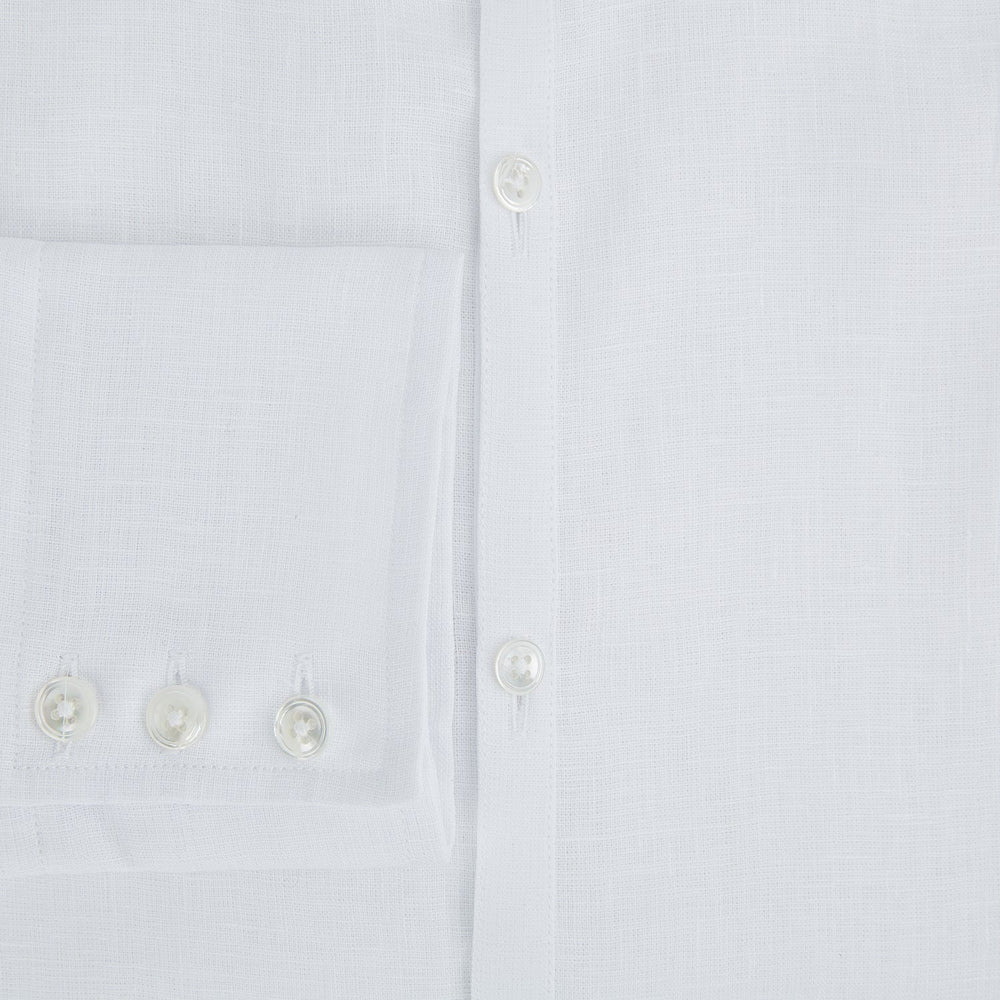 White Linen Westminster Shirt
