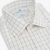 Yellow Overlay Grid Check Mayfair Shirt