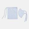 View 2 of product Exclusive Light Blue, White & Pink Stripe Commuter Mask With 3 Viroformula™ Filters