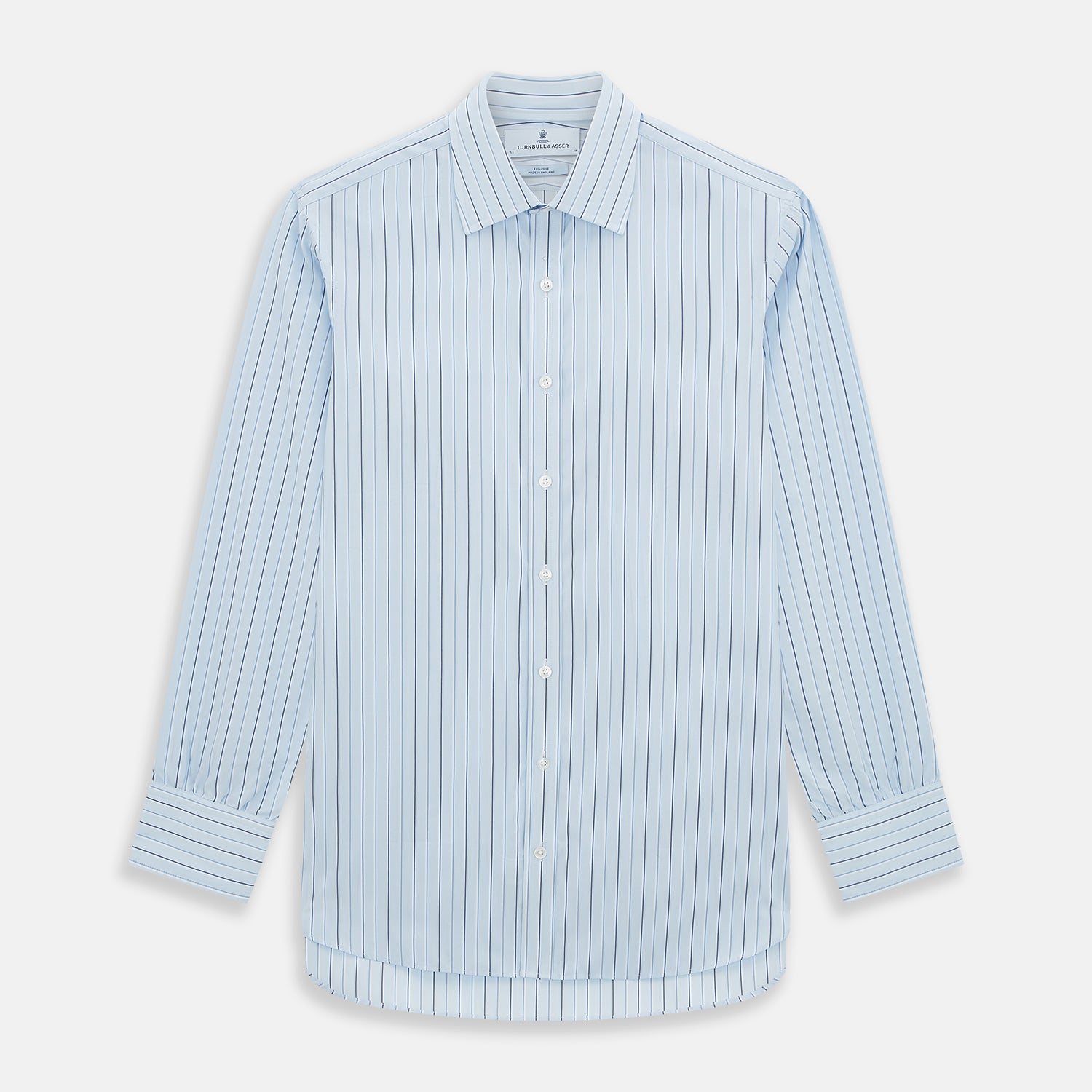 View 1 of product Navy and Blue Combination Stripe Mayfair Shirt